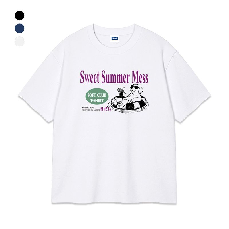 NTET(エヌティーイーティー)の「sweet smmer mess over fit t-shirt (3color)(Tops)」