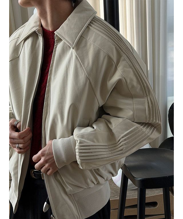 [HEAVY OUTER] Glossy padded ma-1 jumper(3color)