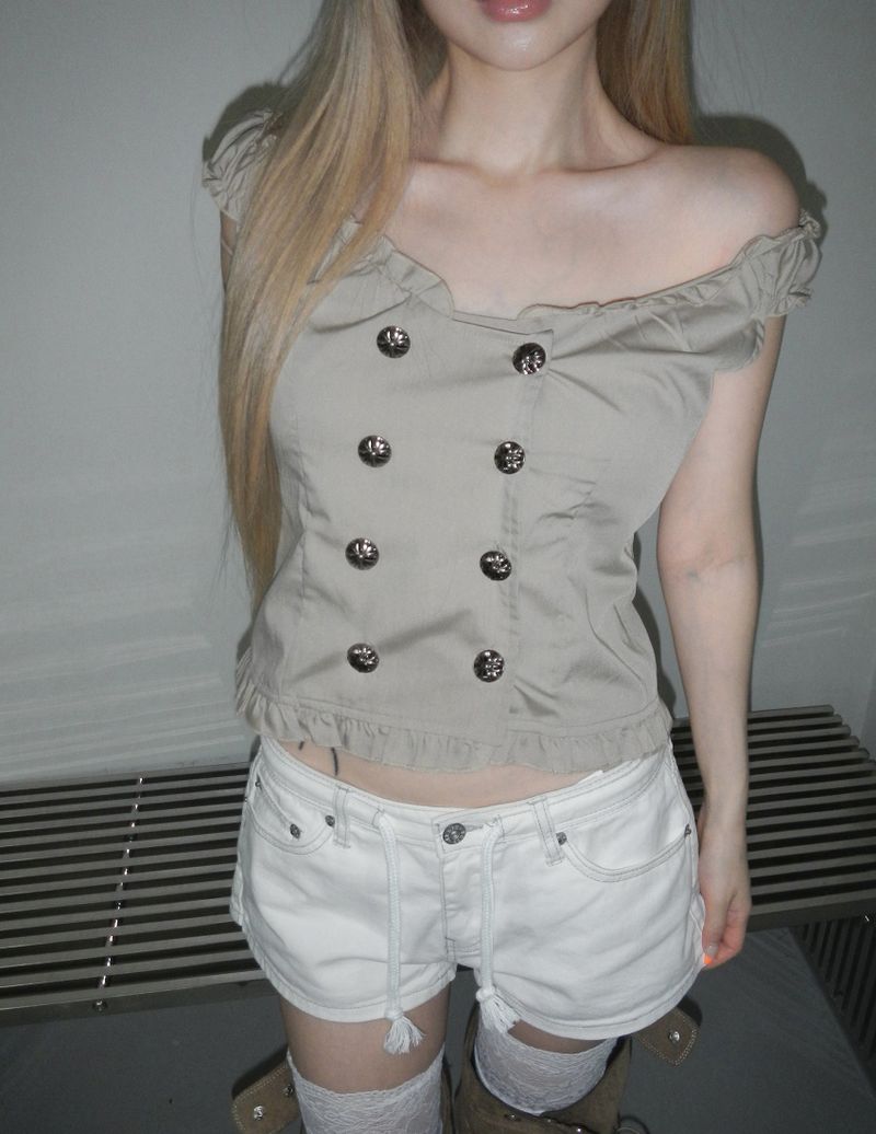 rope shorts(2 color) 4871
