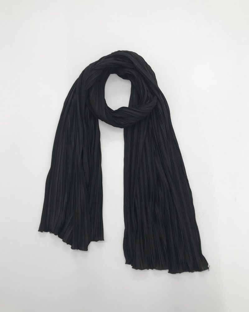 De Nuit Pleated Muffler (4color)