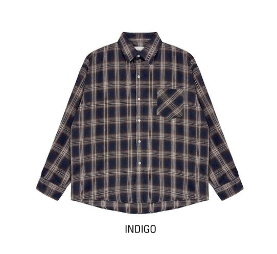 Doze loose fit check shirt