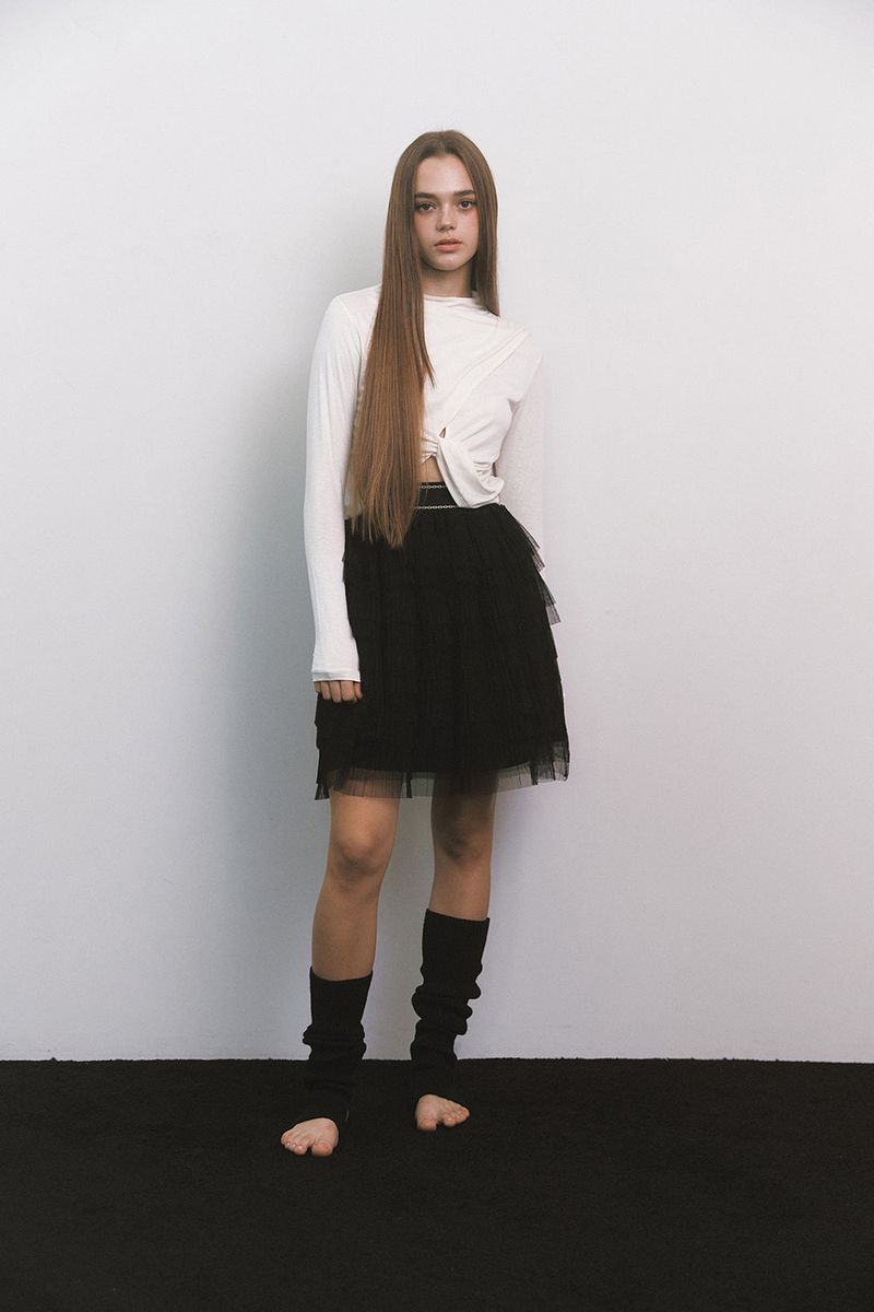 [Limited] Sha Skirt Black
