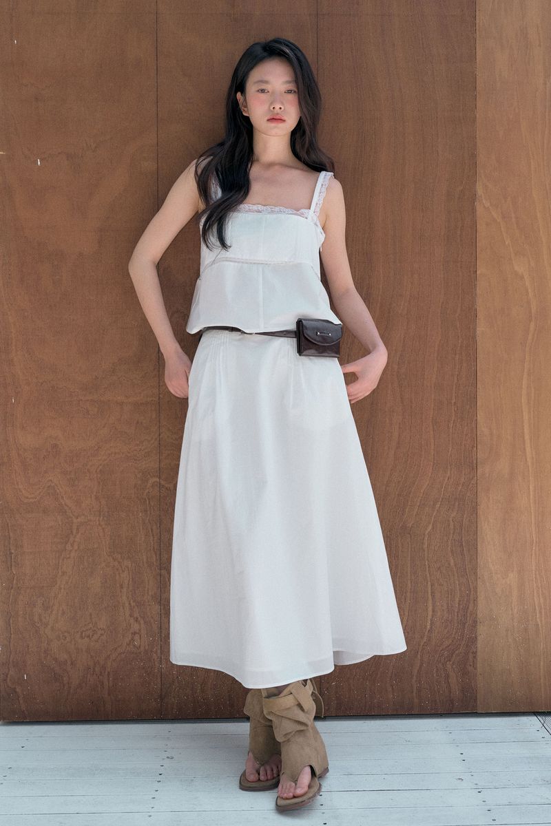 GENERAL IDEA（ジェネラルアイディア）の「ミニマルピンタックミディスカート（Skirts）」