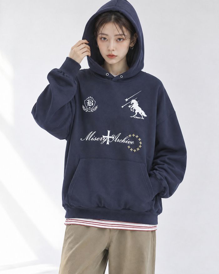 (UNISEX) Starfall Graphic Hoodie