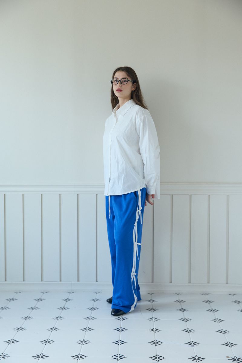 RIBBON TRACK PANTS (2 COLORS)