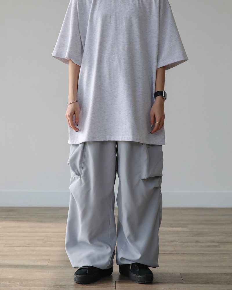THIN WIDE CARGO PANTS