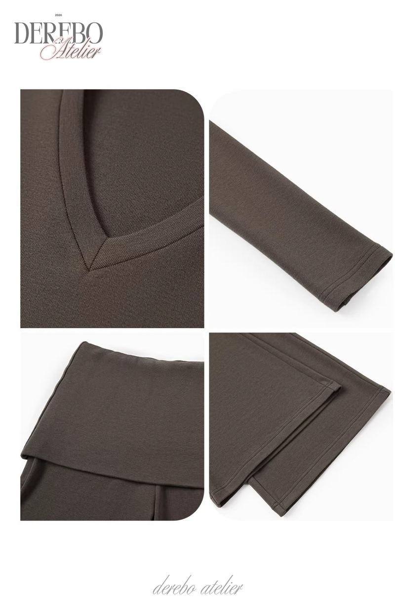 Mully Pink V-Neck Training Set-up (pants)