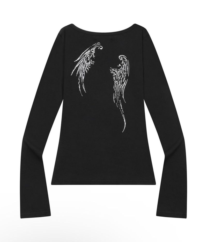 ETHER ANGEL WINGS LONG SLEEVE T (2COLOR)