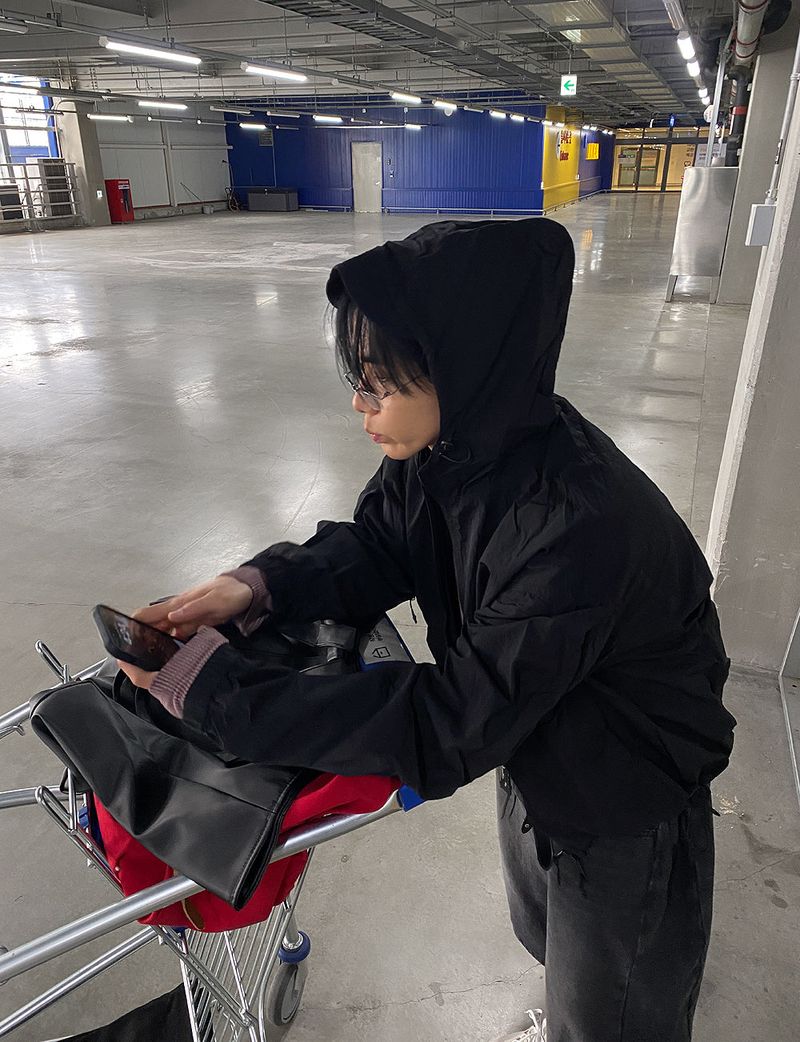 No.1186 ripstop wind hood JK (4color)