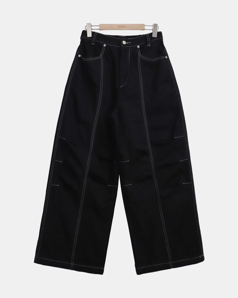 Shaon Stitch Wide Pants