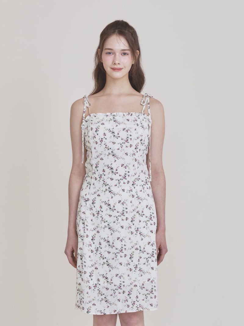 Not your rose（ノットユアローズ）の「Frill midi dress (Ivory)（Dresses）」