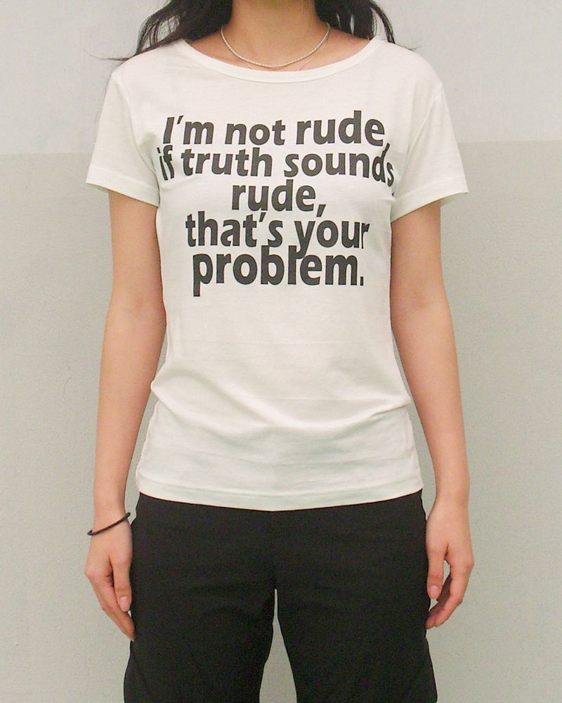 RUDE Half Sleeve T-shirt (WHITE)