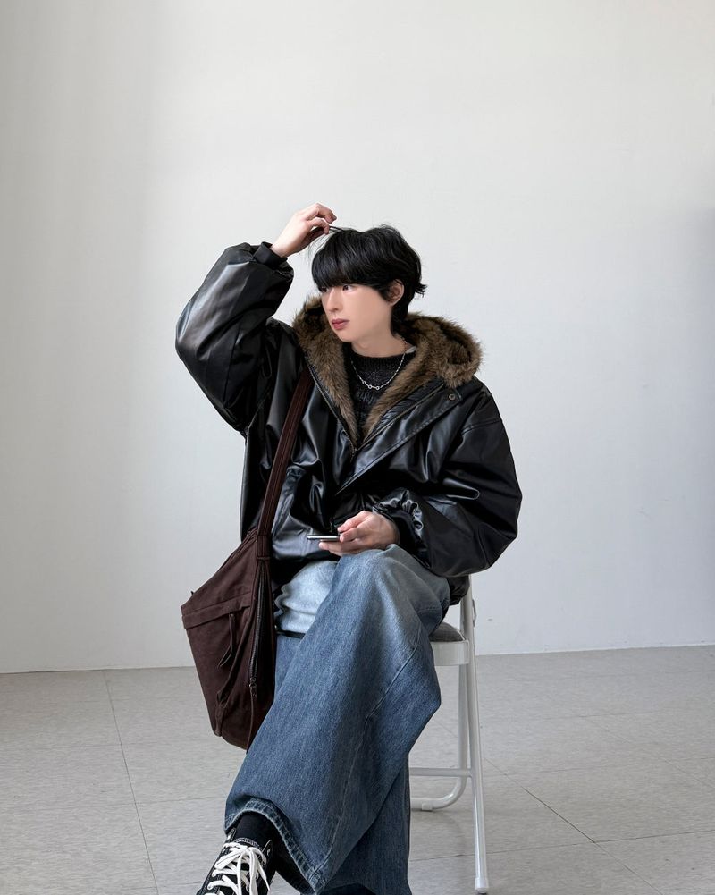 Horn Reversible Leather Jacket