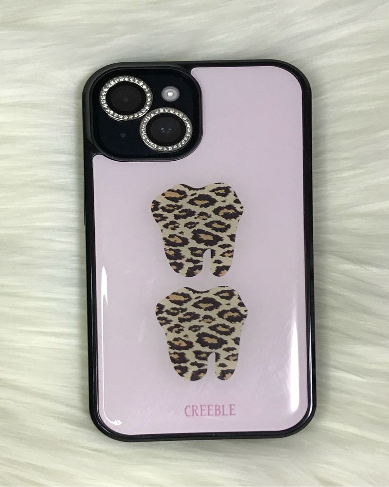 [MADE]Leopard teeth epoxy bumper case