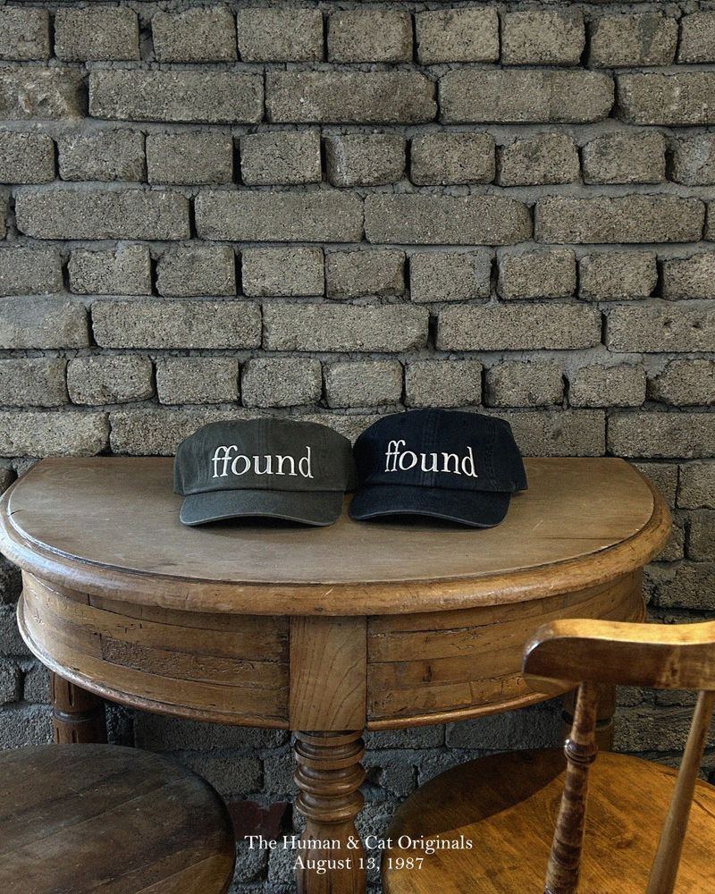 FFOUND2 WASHED VINTAGE BALL CAP / BLACK