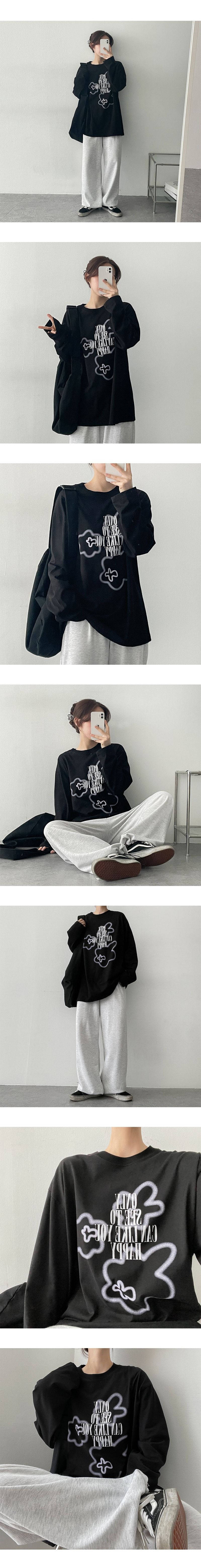 Cloud boxy long sleeved shirt