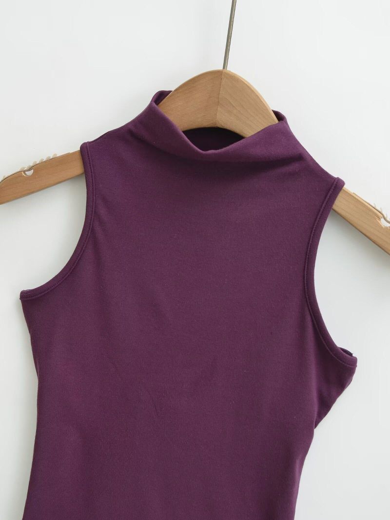 Leona Mock Neck Sleeveless