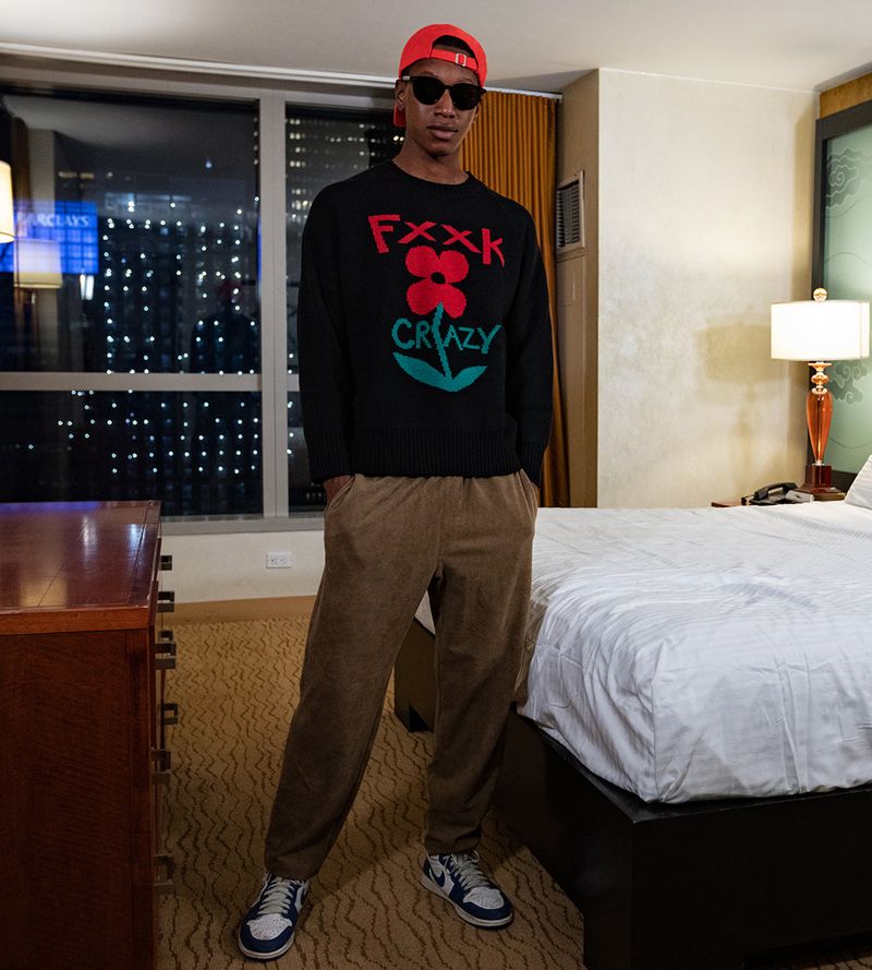 TCW Flower Jacquard Knit