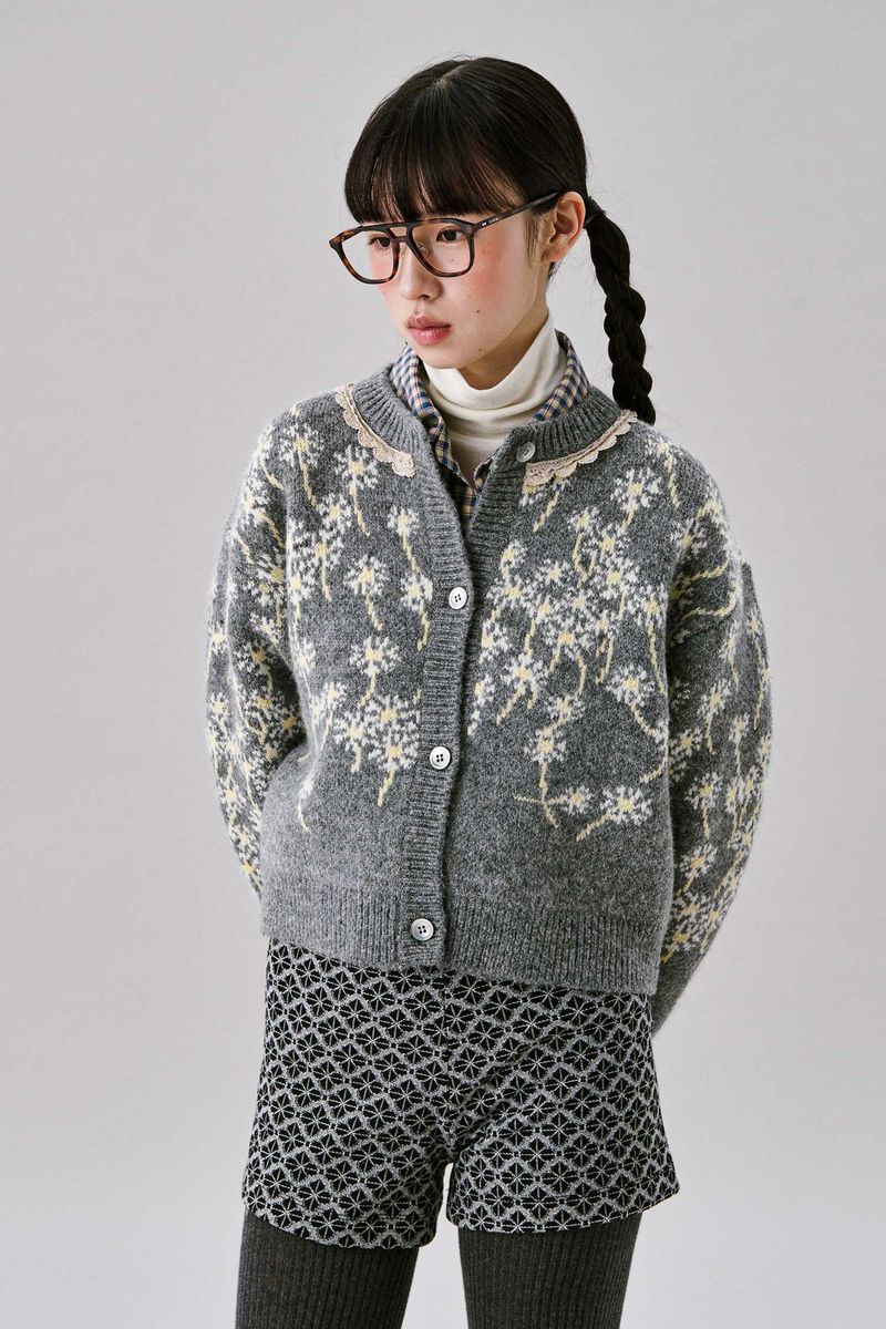 Jacquard Short Pants [Black]