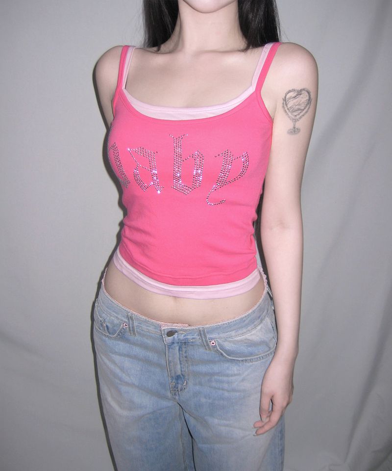 baby doll layered top (3colors)