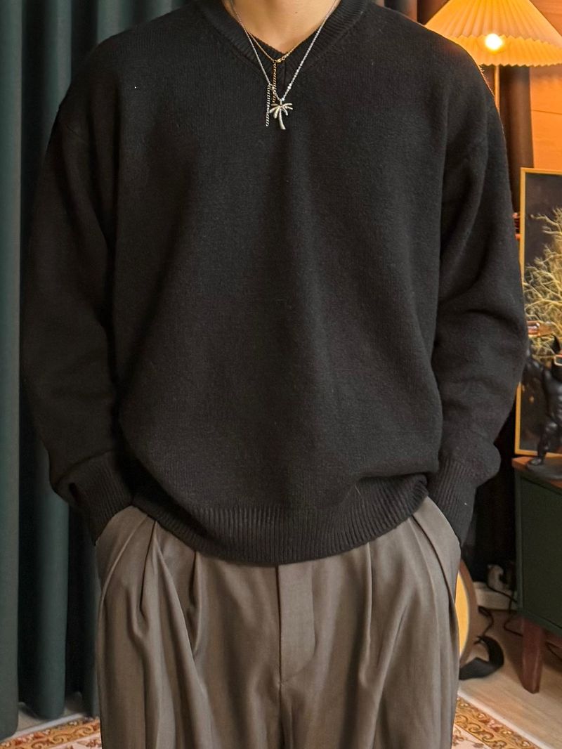 Airwool V-Neck Knit 6COLOR