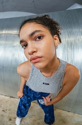side hole sleeveless_gray