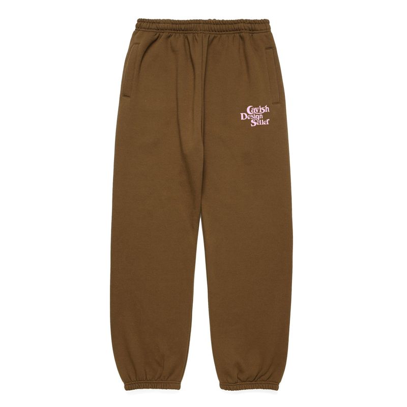 cavish（カビシ）の「SELLER LOGO SWEATPANTS BROWN(CV2BFUPA00A)（Pants）」