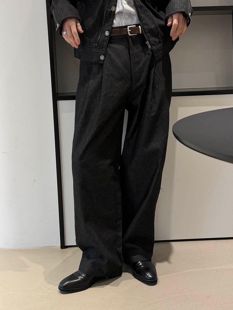 LAURANT（ロラン）の「ノンパデヘリンボーンデニムスラックス(2color)（パンツ）」