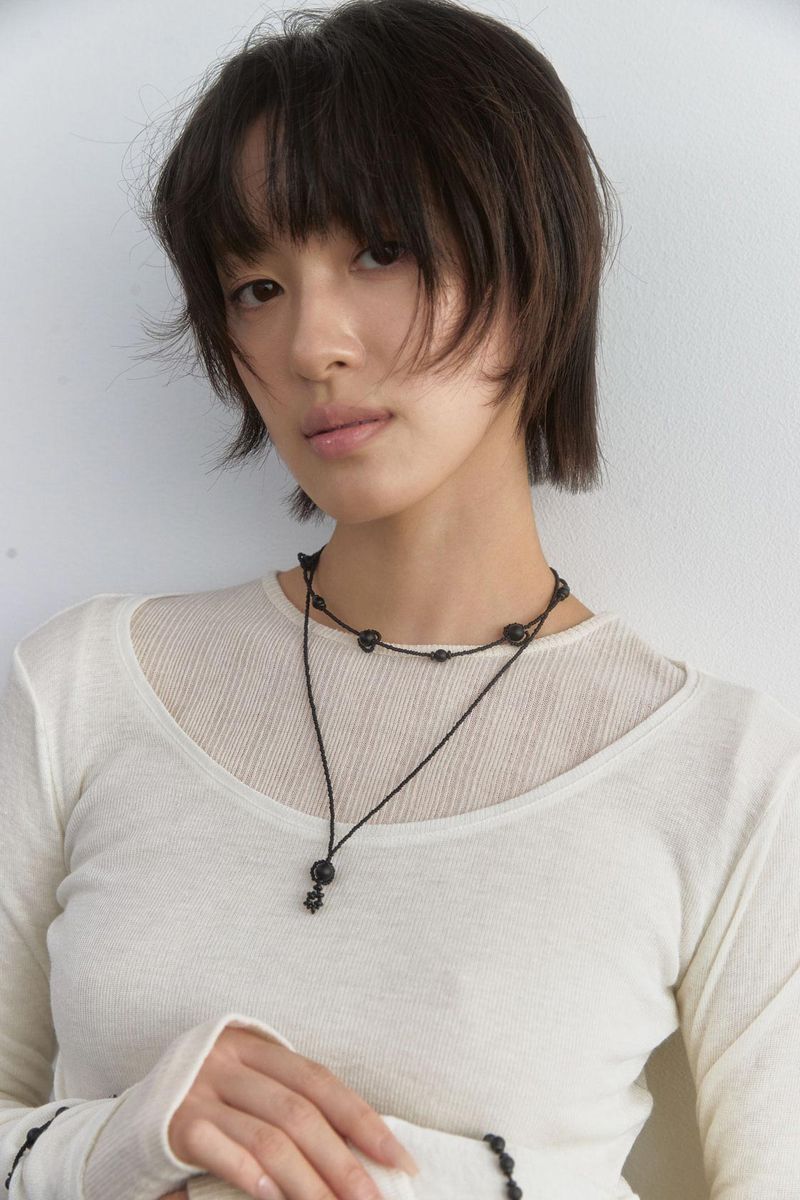 Onyx drop necklace (2 size)