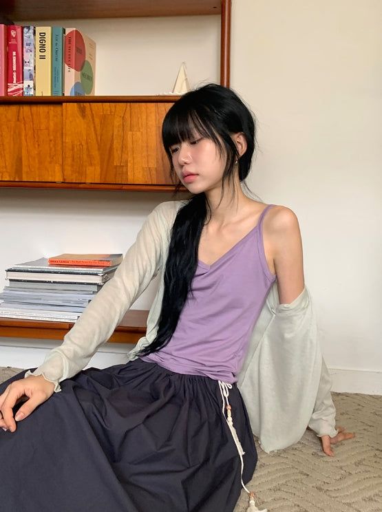 Diena Basic V-Neck Modal Strap Sleeveless