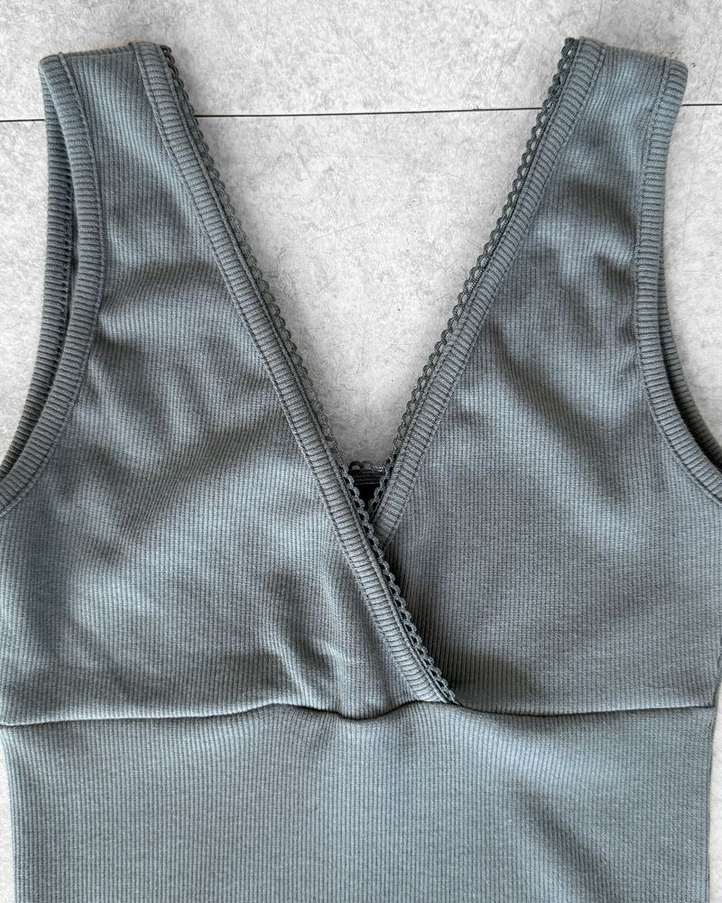 SAGE WRAP V-NECK CAMI
