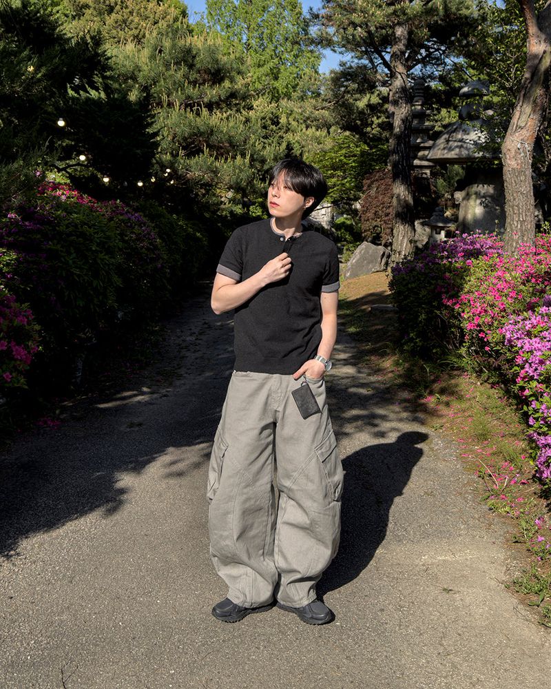 Raun Curved Cargo Wide Pants