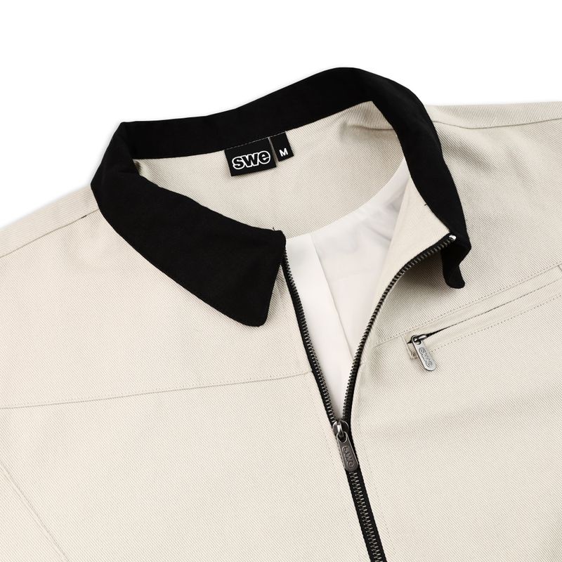 SWE SCRIPT JACKET - BEIGE