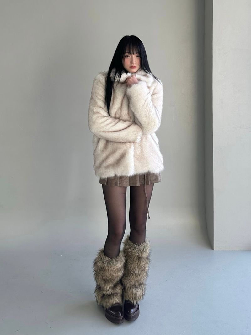 NEWALRIN(ニューアリン)の「Bear Fur Jacket(Jackets/Outerwear)」