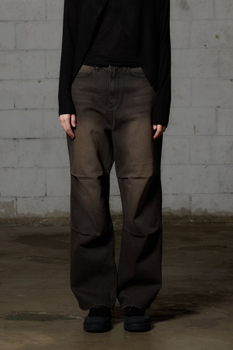 ARIKIM（アリキム）の「AKARI PPINTUCK DENIM PANTS / BLACK（Pants）」