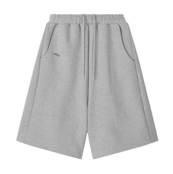 mnem（ムネム）の「[mnem] pintuck logo bermuda shorts (gray)（Pants）」