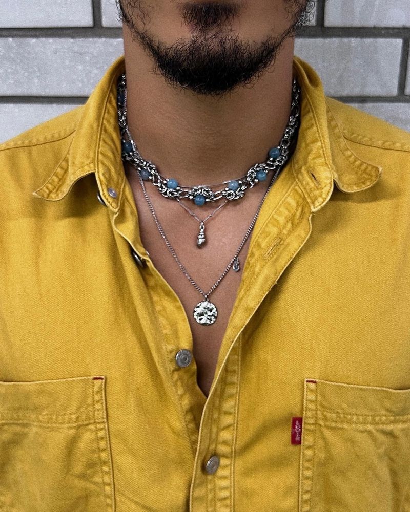 Amazonite O-ring Connection Necklace