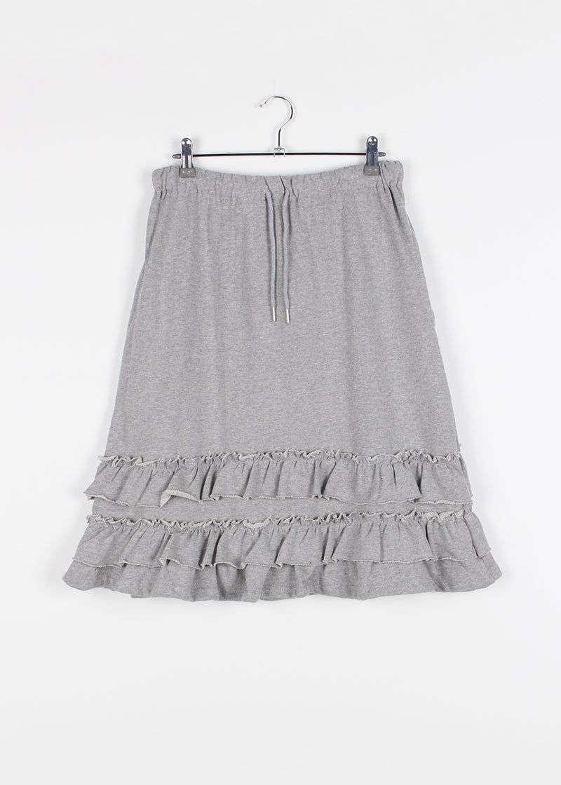 FRILL MIDI SKIRT