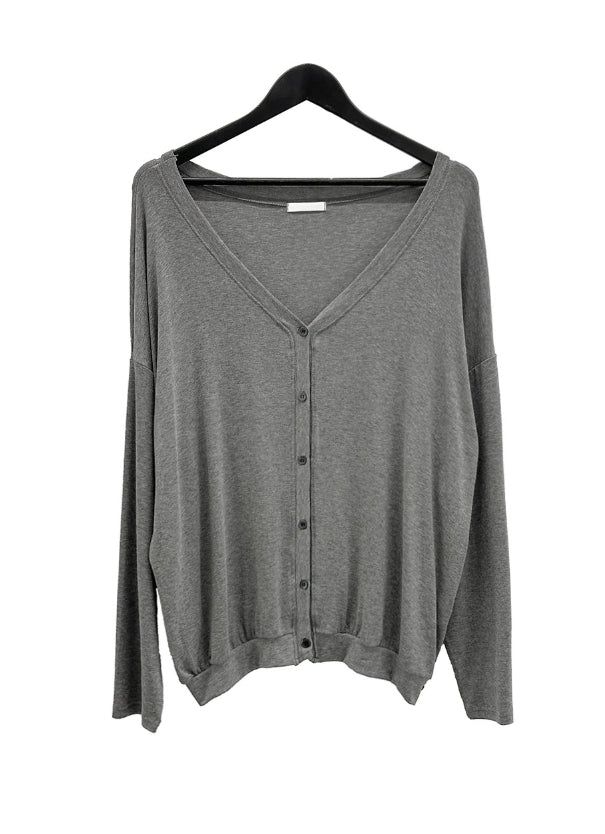 Two-way Loose Fit Wrap Balloon Cardigan