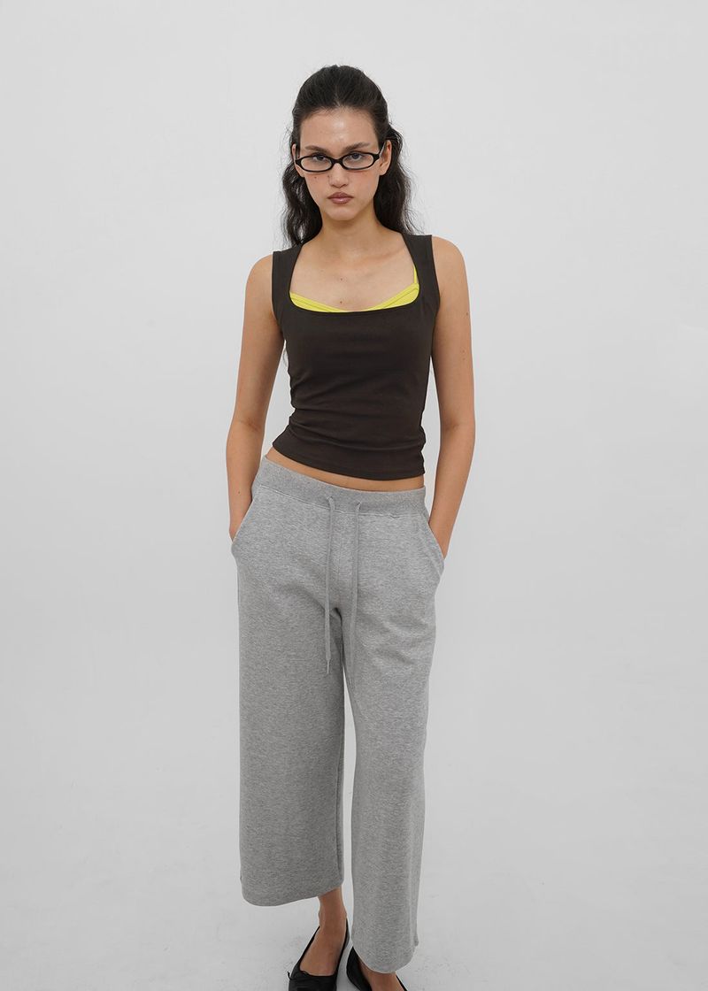 [B-BASIC] Air Sweat Capri Banding Pants