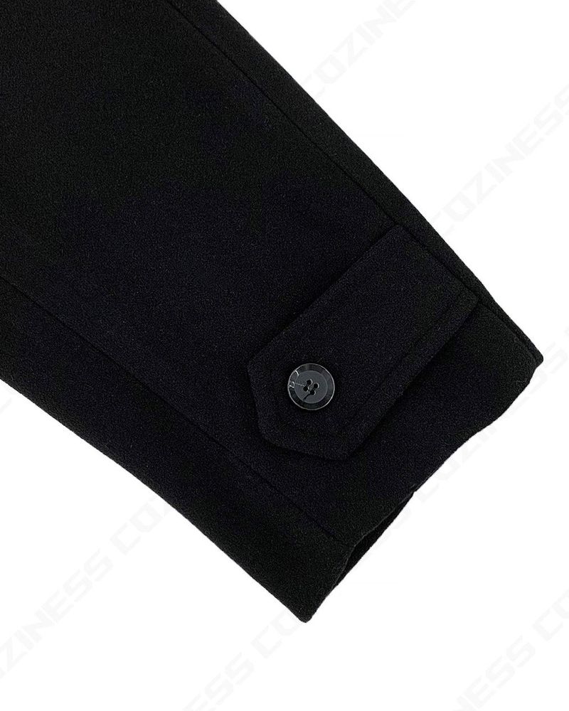 AZ Long Wool Hooded Coat (3 colors)