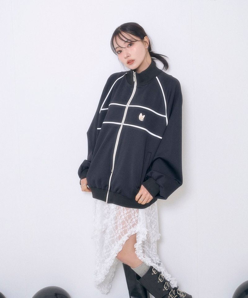 ANDGEEBEE（アンジービー）の「UNISEX パイピングトラックジャケット（Jackets/Outerwear）」