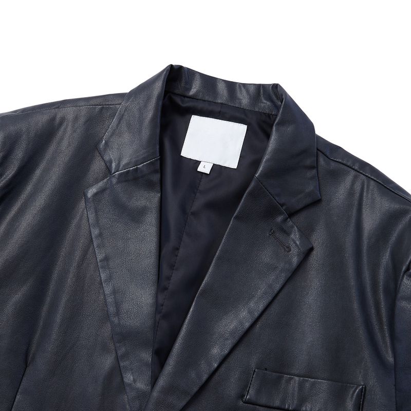 LC Epeel Two Burton Black Leather Blazer