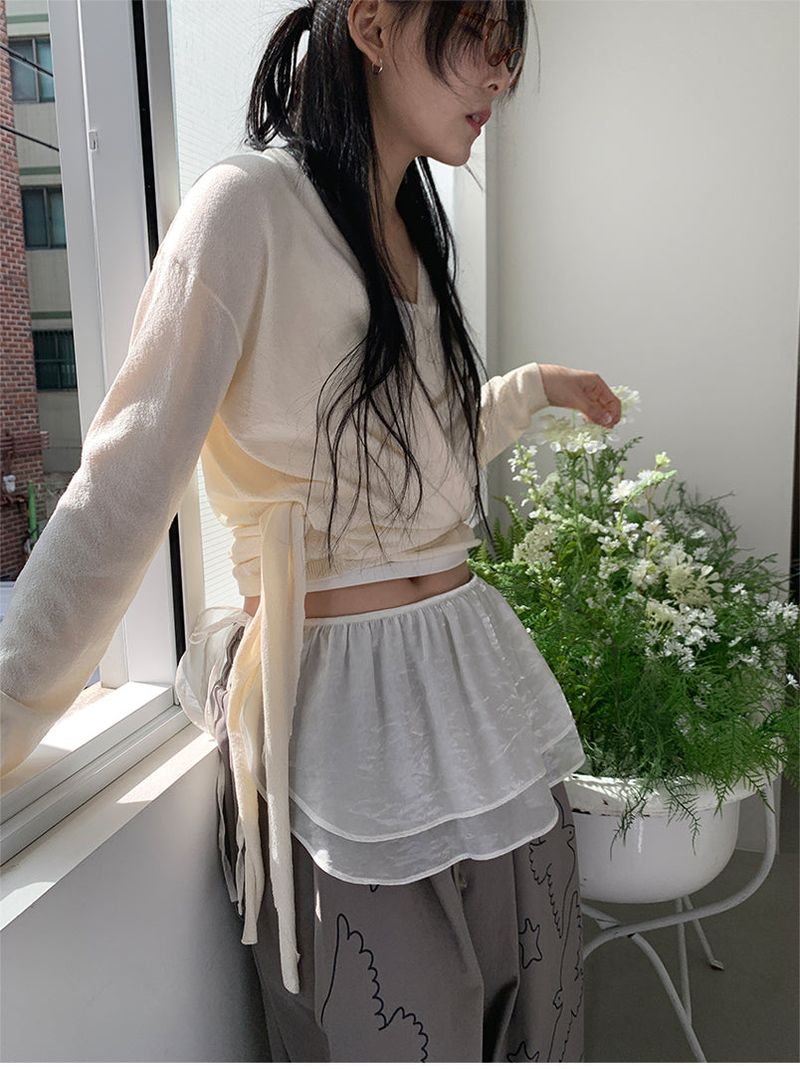 GLITTER CANCAN LAYERED SKIRT (2C)