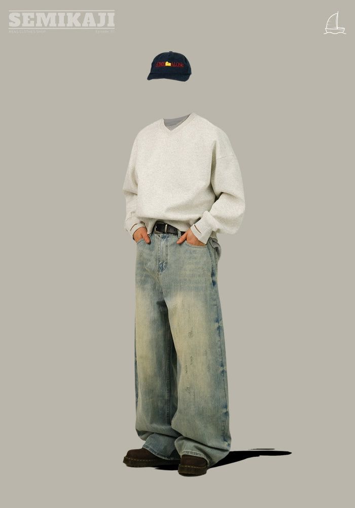 TD Yellow Washing Wide Denim
