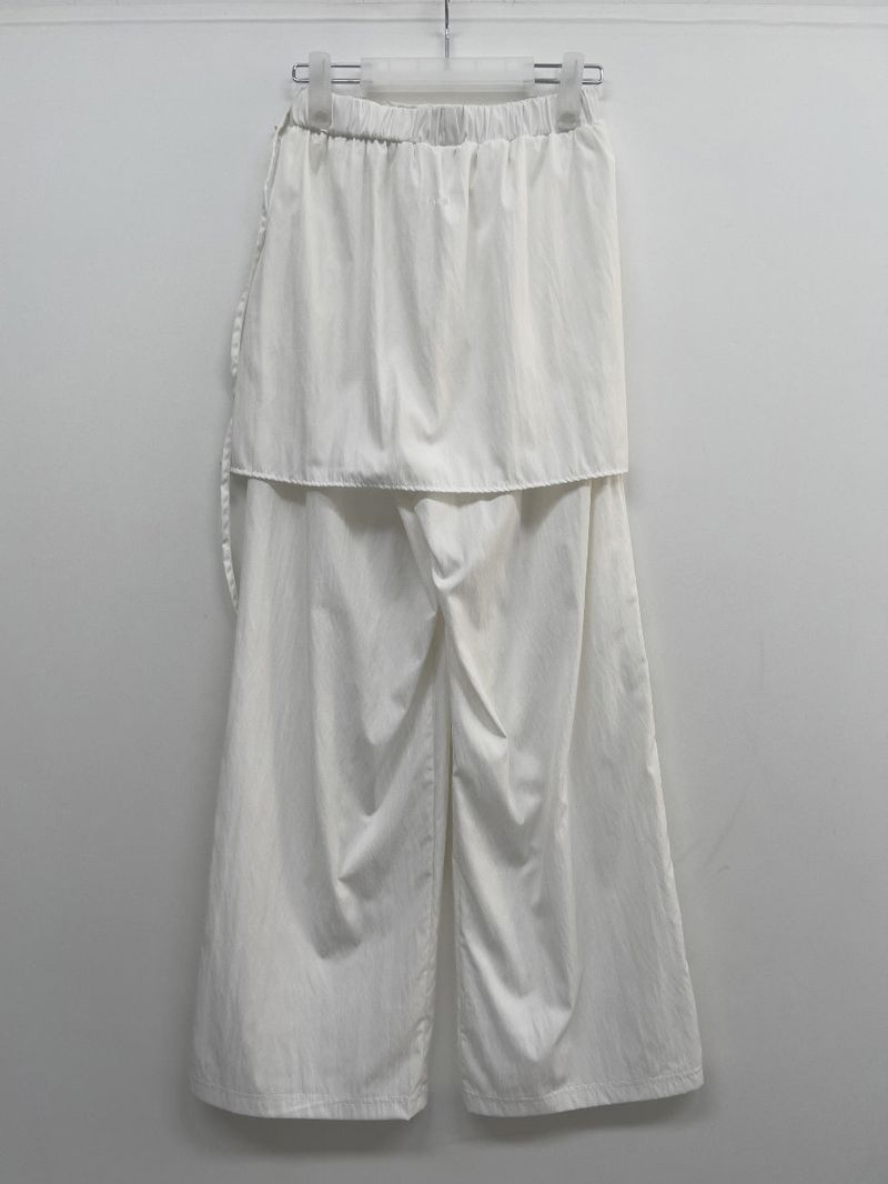 Geeks Wrap Nylon Wide Pants
