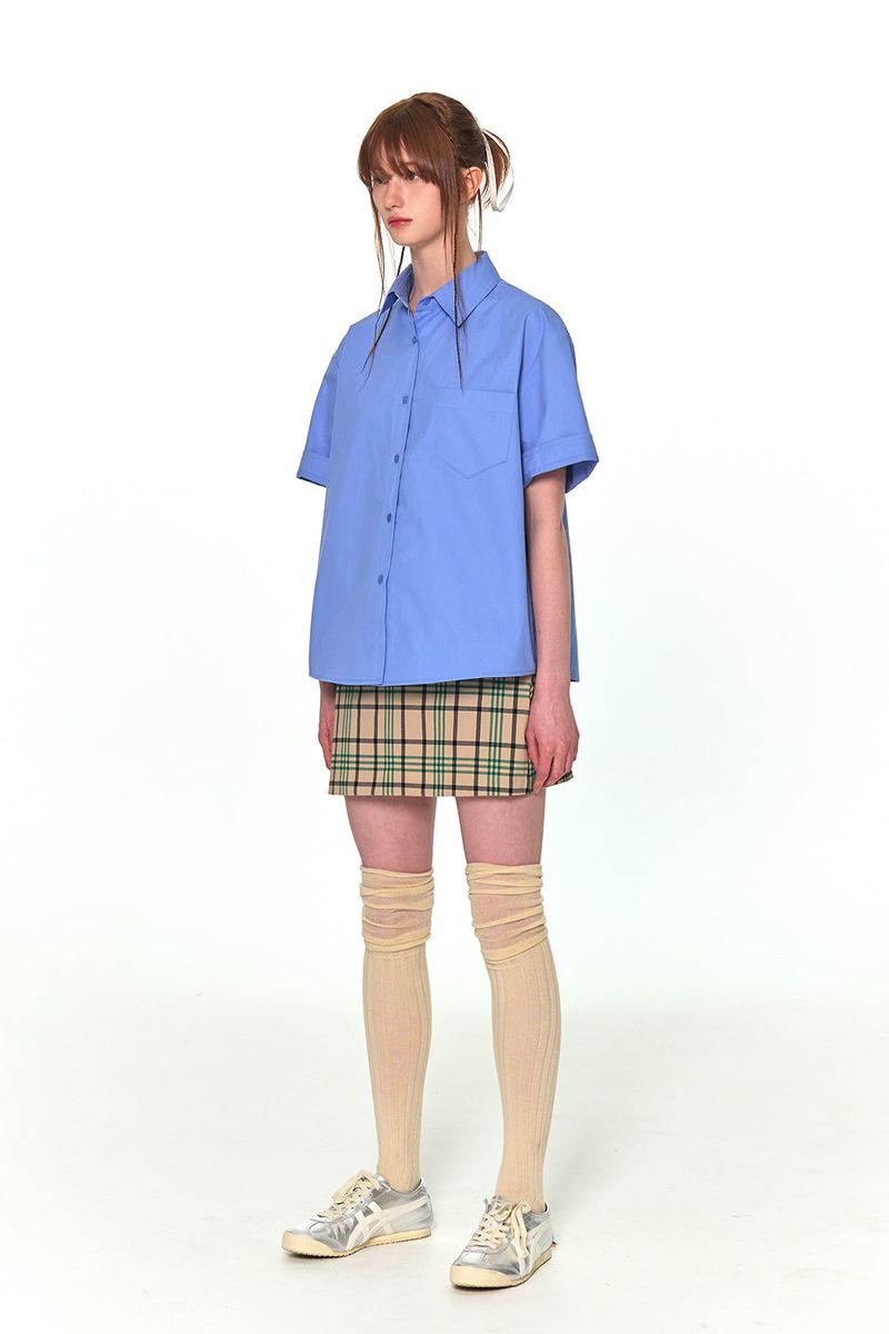 ORIGINAL MINI CHECK SKIRT (BEIGE)