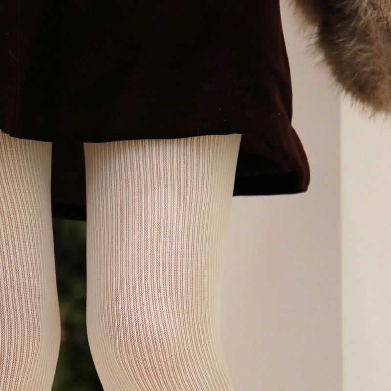 onnitella(オニテラ)の「pinstripe sheer tights (ivory)(Fashion Accessories)」