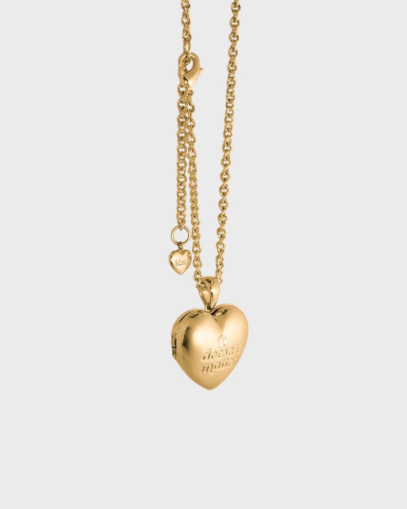 it doesn't matter.（イットダズントマッター）の「Memory heart locket necklace (Gold) （Accessories）」