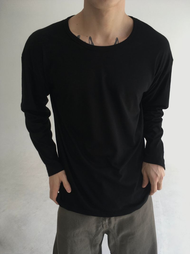 see through long sleeve(3colors)